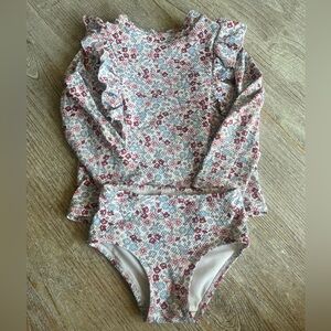 H&M floral swimsuit 2 piece